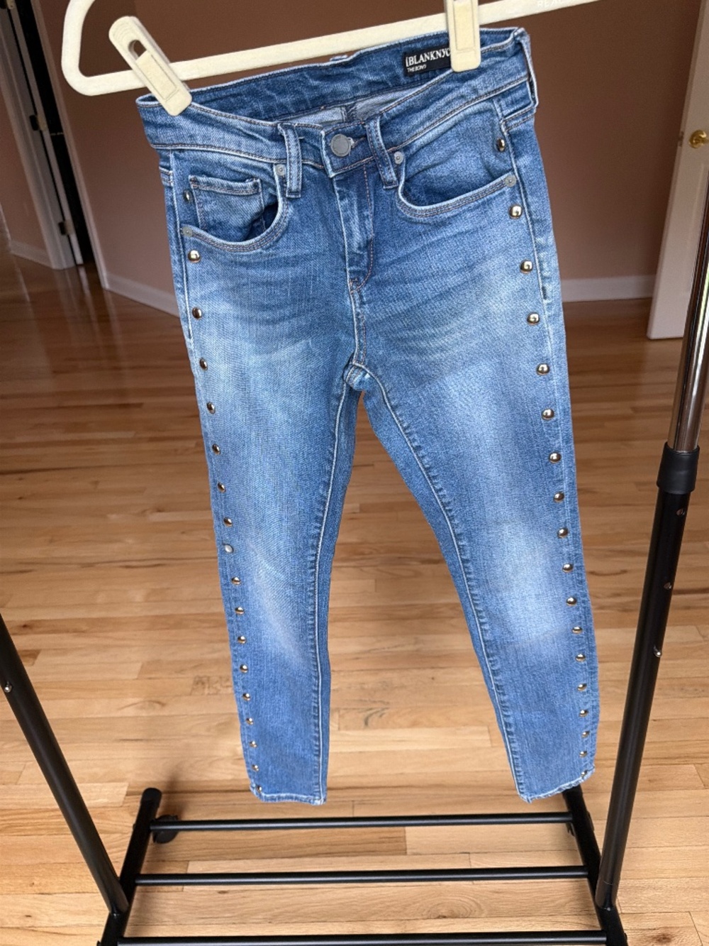 Blank NYC Side Studded Gnarly Skinny Jeans